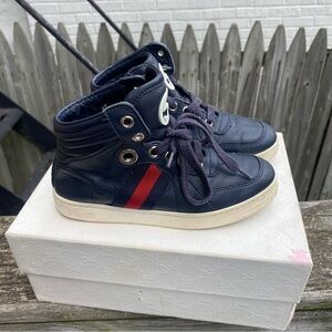 Kids high top gucci sneakers